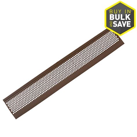 Sweers Sheerflow Vinyl K Style (6.5-in x 3-ft) Gutter Guard Screen in ...