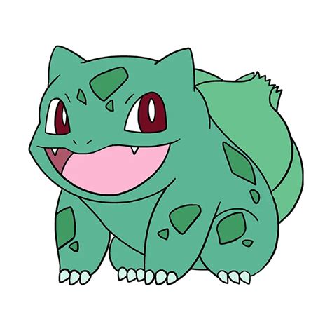 How to Draw Bulbasaur Pokémon - Really Easy Drawing Tutorial All Pokemon Drawing, Pokemon ...