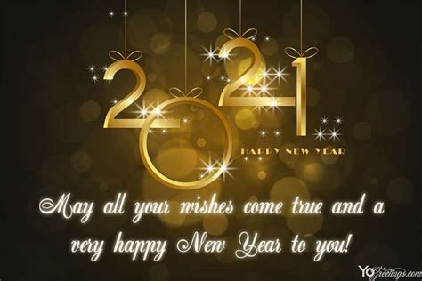 Sparkling Happy New Year 2021 Card Messages & Wishes | Happy new year ...