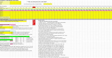 Monitoring Student Progress Template