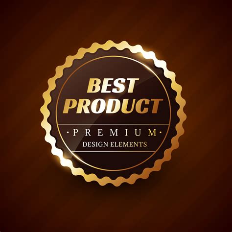 best product premium vector label design 219656 Vector Art at Vecteezy