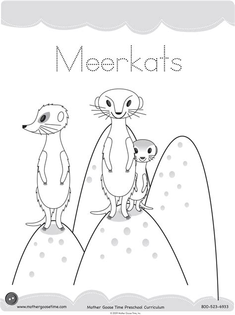 Meerkat Coloring Pages Printable For Fun - Kids Colouring Pages ...