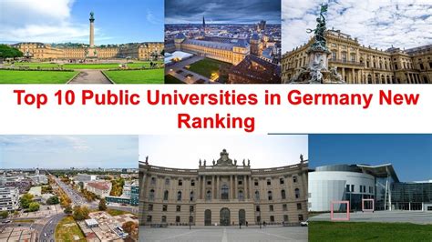 Top 10 PUBLIC UNIVERSITIES IN GERMANY New Ranking - YouTube