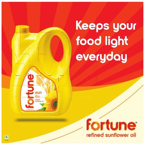 Fortune Refined Sunflower Oil Keeps Your Food Light Everyday Ad ...