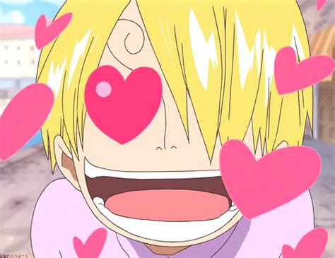 Sanji Heart Eyes Aesthetic - Mundodop