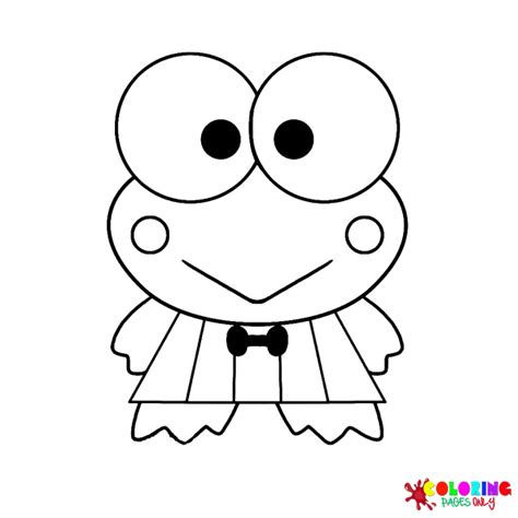 Keroppi Coloring Page - Free Printable Coloring Pages