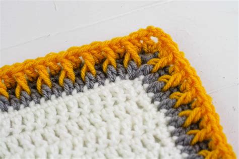 Alpine Stitch Crochet Blanket Border: How to Crochet - Winding Road Crochet