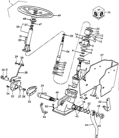 Ford 5000 power steering diagram