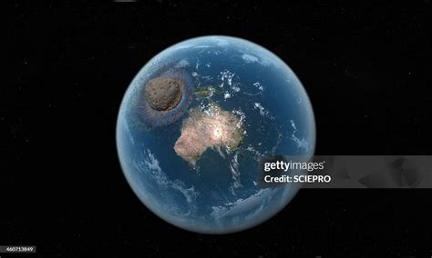 Asteroid Impact Artwork High-Res Vector Graphic - Getty Images