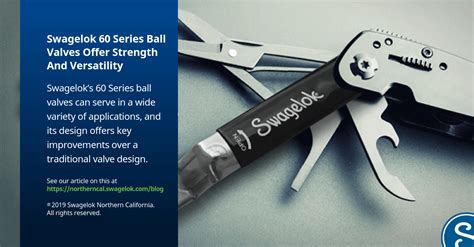 Swagelok 60 Series Ball Valves Offer Strength And Versatility