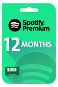 Spotify Premium Membership Gift Card - 12 Months | joi Gifts in Dubai