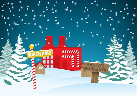 Santas Workshop Vector - Download Free Vector Art, Stock Graphics & Images