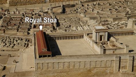 Temple Mount & Pentecost: Royal Stoa, Southern Stairs | HolyLandSite.com