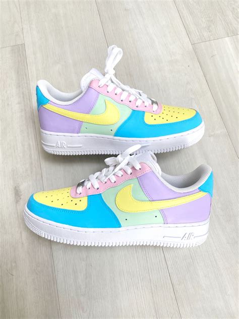 PASTEL AIRFORCE 1 CUSTOM | Nike air, Nike air force, Nike