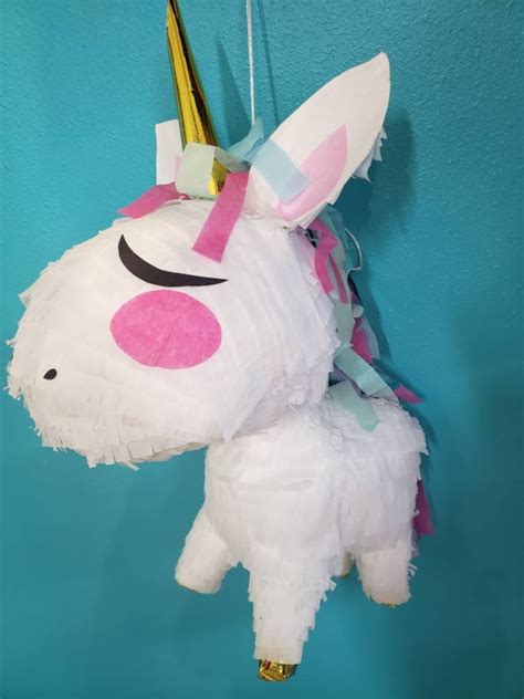 Rainbow Unicorn Pinata for Childrens Birthday Party - Etsy UK