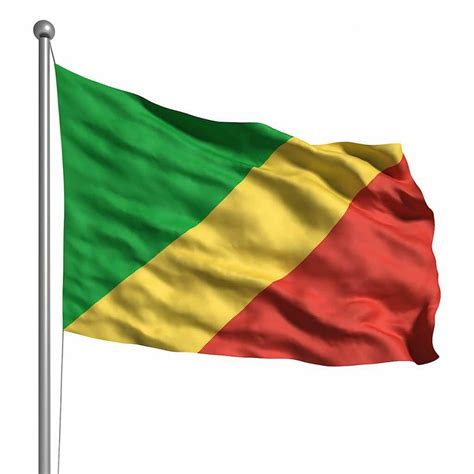 Flag Of The Republic Of The Congo - The Spirit Of Africa