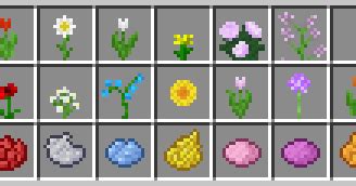 Pog's Blog: Minecraft colours (dyes)