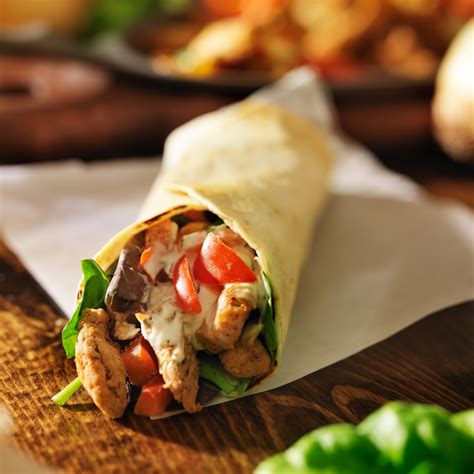 Grilled Chicken Wrap - Dale's Grilled Chicken Wrap