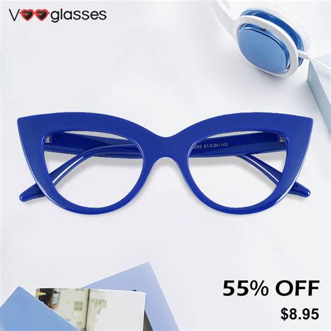 Cat Eye Acetate Blue Glasses | Eye wear glasses, Glasses, Blue glasses