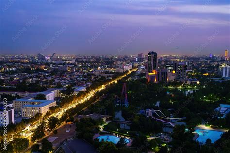 Uzbekistan, Tashkent - September 29, 2023: Top view from the ...