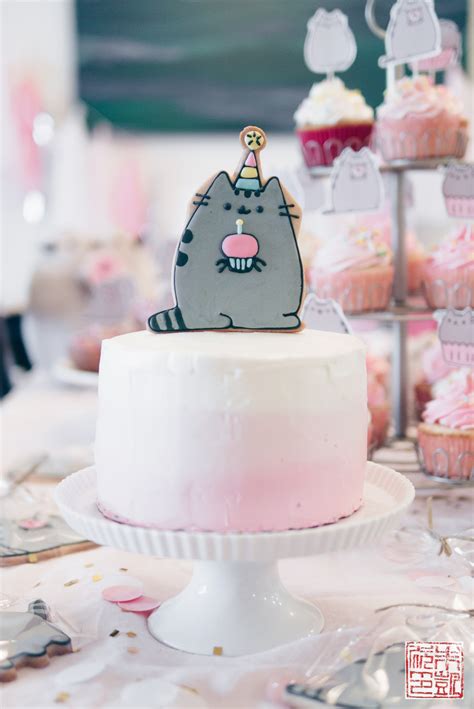 Pusheen Birthday Party for a 4 Year Old - Dessert First