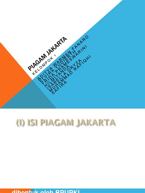 Piagam Jakarta | PDF