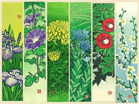 Japanese Flower Paintings