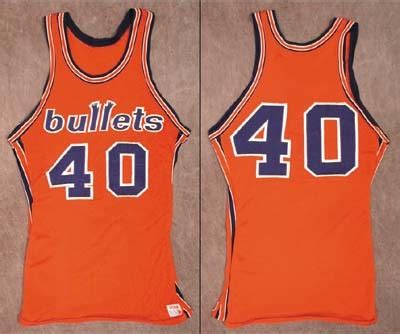 Circa 1969 Baltimore Bullets Game Worn Jersey