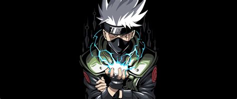 3440x1440 Resolution Kakashi Hatake HD Naruto Dark Black Art 3440x1440 ...