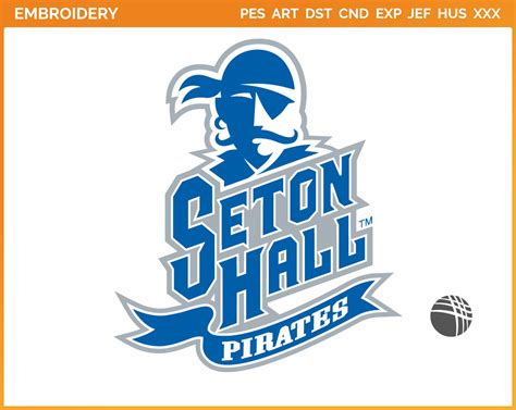 Seton Hall Pirates - Alternate Logo (1998) - College Sports Embroidery ...