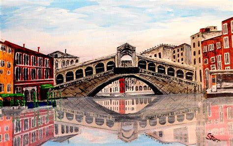 Rialto Bridge Painting by Irving Starr