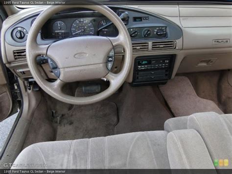 Beige Interior Dashboard for the 1995 Ford Taurus GL Sedan #46353887 ...