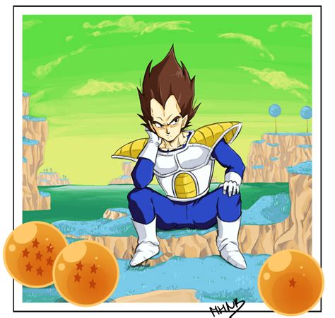 Prince Vegeta on planet Namek by MouHitoriNoBoku on DeviantArt