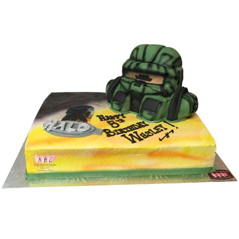 (1631) Halo Birthday Cake - ABC Cake Shop & Bakery