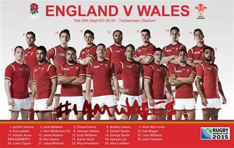 Wales Team Announcement: Here it is, Wales’ team to face EnglandRugby ...