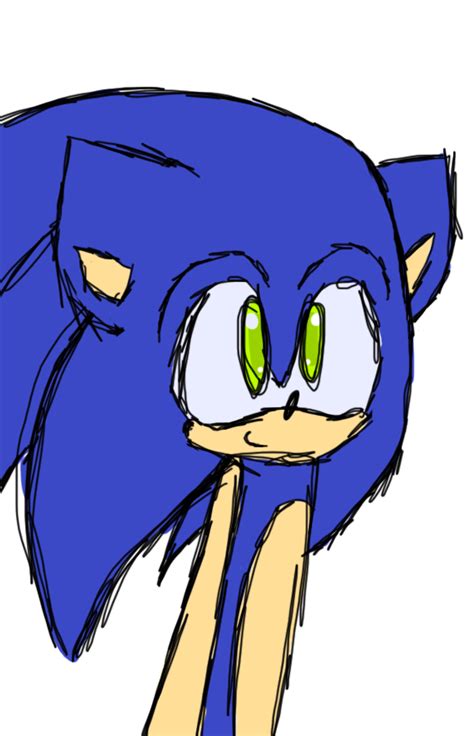 Ugly Sonic Sketch by KittyBat1234 on DeviantArt