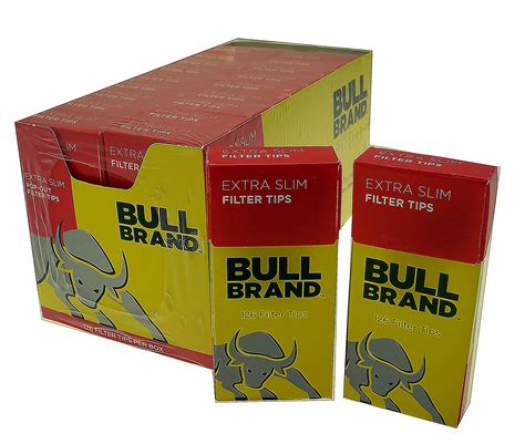 Bull Brand Extra Slim Filter Tips 126 Filters Pop-Out Pack | eBay