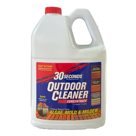 30 Seconds Concentrate Outdoor Cleaner, Algae, Mold & Mildew, 1.3 ...