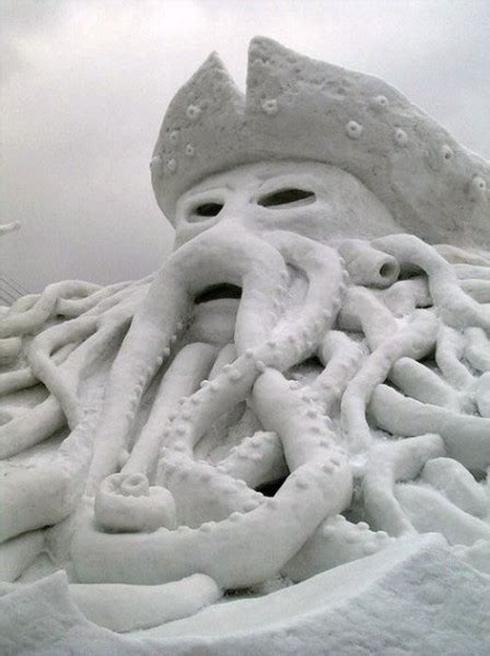 19 Seriously Cool Snow Sculptures