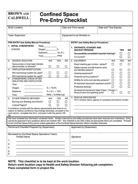 Confined Space Rescue Plan Word Template | airSlate SignNow