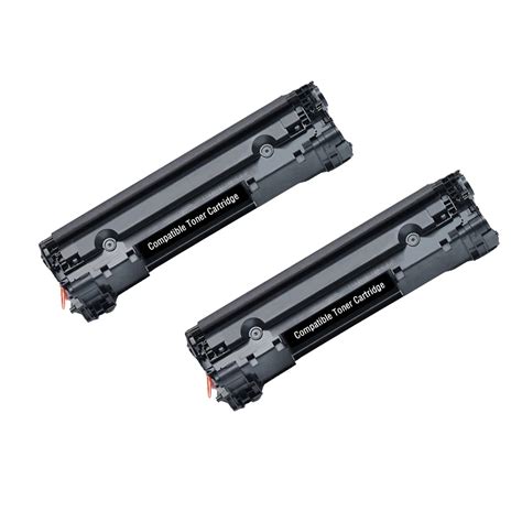 Compatible for Canon 125 1600 Pages(2 Pack Black) Toner Cartridge for Canon MF3010/6018/6020 ...