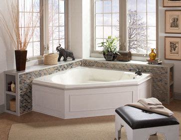 Corner Bathtub Design Ideas, Pictures, Remodel and Decor | Bathtub design, Corner bathtub, Bathtub