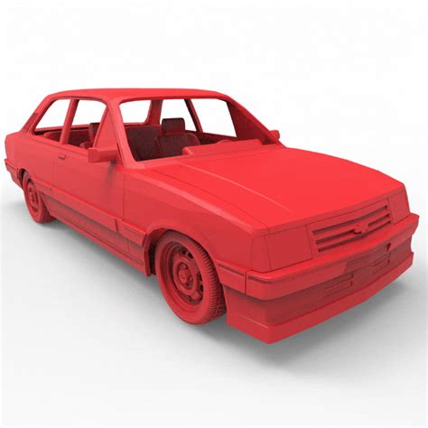 STL file STL CHEVROLET CHEVETTE COMPLETO LOW POLY 🚙・3D print model to ...