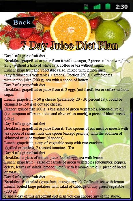 Fruit Juice Diet Plans - digesttoday