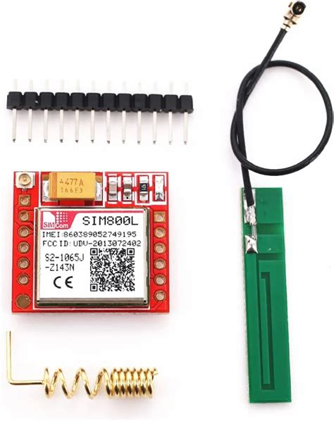 SIM800L GPRS GSM Breakout Module MicroSIM Card Core Board With Antenna at Rs 240/piece | GSM ...