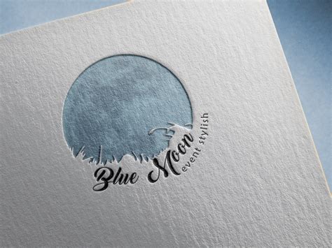 Logo Blue Moon by Jessica Hadi Sutanto on Dribbble