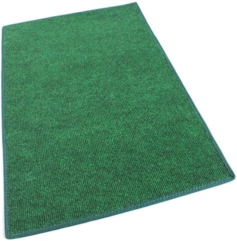 Green Indoor-Outdoor Olefin Carpet Area Rug