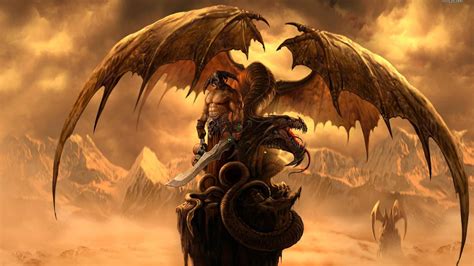 1920x1200 resolution | brown dragon illustration, dragon, fantasy art ...