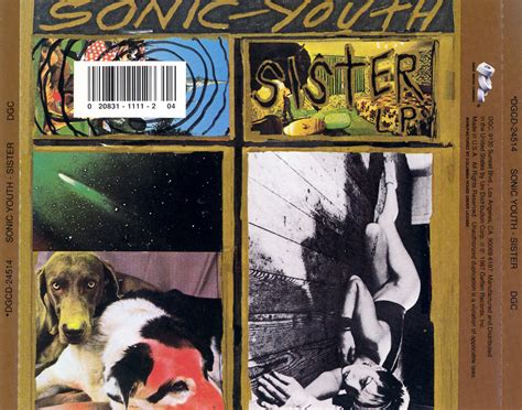 Carátula Trasera de Sonic Youth - Sister - Portada