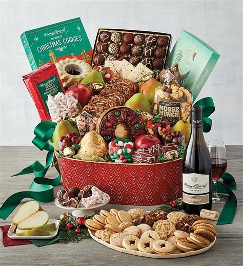 Ultimate Christmas Gift Basket With Wine | Best Gift Baskets From Harry ...